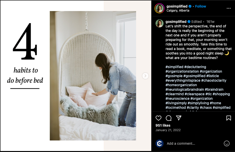 Instagram Carousel post gosimplified
